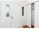 Bright entryway with white doors and trim at 7657 Winding Creek Dr, Indianapolis, IN 46236