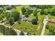 Expansive property featuring a well-maintained lawn and mature trees providing privacy at 8510 N Carroll Rd, Indianapolis, IN 46236