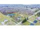 Expansive aerial shot showcasing the neighborhood and surrounding landscape at 8510 N Carroll Rd, Indianapolis, IN 46236