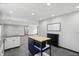 Open kitchen concept features a large island, and leads into an open living space at 8510 N Carroll Rd, Indianapolis, IN 46236