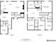 Detailed floor plan showcasing the layout of the home's two floors at 9537 Crossfield Rd, Avon, IN 46123