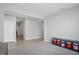 Large living room featuring a modern layout and bright, neutral walls at 9537 Crossfield Rd, Avon, IN 46123