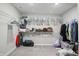 A spacious walk-in closet featuring shelving and plenty of room for storage at 9537 Crossfield Rd, Avon, IN 46123