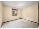 Comfortable bedroom with carpet, a window offering outdoor views, and light walls, providing a serene retreat at 1105 Sarah Ct, Greenwood, IN 46142