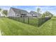 Fenced backyard featuring a well-maintained lawn and outdoor living spaces at 1107 Mccray Ln, Westfield, IN 46074