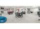 Large basement featuring a pool table, dining area, and cozy seating for gatherings at 1107 Mccray Ln, Westfield, IN 46074