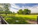 Expansive green pasture with horses grazing and a distant tree line under a blue sky at 11823 E 200 S, Zionsville, IN 46077