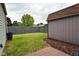 Fenced backyard with a shed and well-maintained lawn at 1219 Citation W Cir, Lebanon, IN 46052