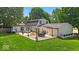 Spacious backyard with patio, pergola, and outdoor dining, perfect for entertaining at 14918 E 206Th St, Noblesville, IN 46060
