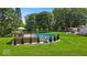 Backyard featuring a pool with deck, perfect for outdoor relaxation and entertaining at 14918 E 206Th St, Noblesville, IN 46060
