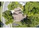 Birds-eye view of home, featuring the roof and landscaping, and trees at 17635 Willow Creek Way, Westfield, IN 46074