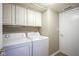 Functional laundry room with washer and dryer at 17635 Willow Creek Way, Westfield, IN 46074