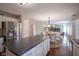 Open concept living area flows from kitchen, offering space for entertaining and relaxing at 17635 Willow Creek Way, Westfield, IN 46074