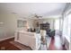 Cozy living room features a fireplace, ceiling fan, and comfortable seating at 17635 Willow Creek Way, Westfield, IN 46074