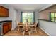 Cozy dining area featuring a round table with four chairs and lots of natural light at 29 Northview Dr, Danville, IN 46122