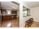 Kitchen view showcasing wood cabinets, modern appliances, and a breakfast bar area at 29 Northview Dr, Danville, IN 46122