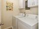 Laundry room featuring a white washer and dryer at 29 Northview Dr, Danville, IN 46122