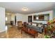 Bright living room featuring wood floors, neutral walls, and a view to the kitchen at 29 Northview Dr, Danville, IN 46122