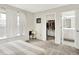 View of a bedroom with a walk-in closet and ensuite bathroom at 3428 Thomas Jefferson St, Westfield, IN 46074