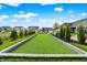 Bocce ball court surrounded by lush landscaping, providing residents with recreation and leisure at 3428 Thomas Jefferson St, Westfield, IN 46074