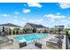 Sparkling community pool surrounded by lounge chairs, offering a refreshing escape for residents at 3428 Thomas Jefferson St, Westfield, IN 46074