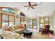 Bright living room with ample seating and large windows at 5215 Limestone Ct, Indianapolis, IN 46237