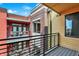 Cozy balcony view with a view of the other buildings, complete with outdoor seating area at 622 E 10Th St # 310, Indianapolis, IN 46202