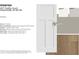 A showcase of interior finishes including door style, carpet, flooring, and wall and trim paint colors at 637 Firefly Ct, Greenfield, IN 46140