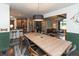 Open dining room design with access to kitchen and living room provides great flow at 8140 Springwater W Dr, Indianapolis, IN 46256