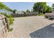 Gravel driveway and parking area leading to rear garage at 110 Highland Ave, Franklin, IN 46131