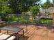 Relaxing outdoor space with a wooden deck and seating, perfect for entertaining at 11343 E 191St St, Noblesville, IN 46060