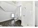 Well-lit bathroom includes a shower, toilet, and vanity, ideal for a compact space at 1346 W 27Th St, Indianapolis, IN 46208