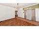 Inviting living room boasts hardwood floors and an arched entryway for a welcoming feel at 1346 W 27Th St, Indianapolis, IN 46208
