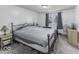 Bedroom features carpet, white walls and a queen bed at 1393 Wayne St, Noblesville, IN 46060