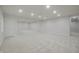 Large, bright basement featuring neutral carpet, recessed lighting, and ample space at 15201 Slateford Rd, Noblesville, IN 46062