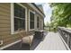 Relaxing deck space with comfortable seating and a fire pit perfect for entertaining at 15201 Slateford Rd, Noblesville, IN 46062