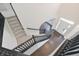 Staircase and foyer with open floor plan at 15201 Slateford Rd, Noblesville, IN 46062