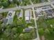 An aerial perspective shows a real estate opportunity near a business area, and plenty of parking at 1535 Whalen Ave, Indianapolis, IN 46227