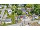 Spacious yard with multiple storage sheds and a detached two-car garage and mature trees at 1539 Evans Ave, Noblesville, IN 46060