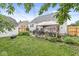 Backyard features a hot tub, small garden, and a privacy fence, creating a cozy retreat at 1621 Beeler Ave, Speedway, IN 46224