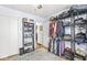 Bedroom with closet, shoe rack, and hanging clothing racks for ample clothing storage at 1621 Beeler Ave, Speedway, IN 46224
