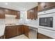 Updated kitchen with stainless steel appliances, ample cabinetry, and modern design at 17 E Beechwood Ln, Indianapolis, IN 46227