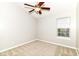 Cozy bedroom featuring neutral walls and plush carpet and a ceiling fan at 174 Straughn Ln, Westfield, IN 46074