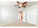 Bedroom features neutral walls, a closet and an en suite bathroom at 174 Straughn Ln, Westfield, IN 46074