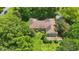 Serene aerial view showcasing a lovely home nestled among lush greenery in a quiet neighborhood at 1914 S Avon Ave, Avon, IN 46123