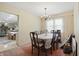 Formal dining room featuring a chandelier and classic décor at 1914 S Avon Ave, Avon, IN 46123