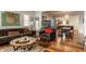 Cozy living room featuring hardwood floors, modern furniture, and an open layout at 2020 N Park Ave, Indianapolis, IN 46202