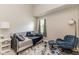 Cozy bedroom featuring comfortable seating area and soft lighting, ideal for relaxing at 3620 N Lakeside Dr, Muncie, IN 47304