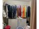 Functional laundry room featuring a washer, dryer, and storage shelves at 3861 Indigo Blue Blvd, Whitestown, IN 46075