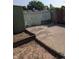 Backyard featuring a concrete patio with gardening beds at 6322 Commons Dr, Indianapolis, IN 46254
